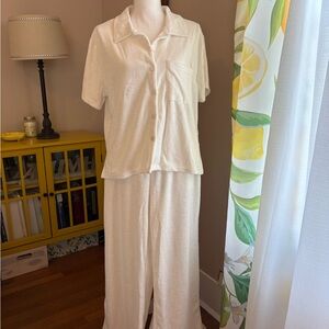 Sandy Beach White Lounge Set